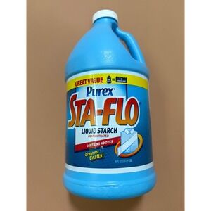 Purex Sta-Flo Liquid Starch Concentrated 64 fl oz Laundry Craft Partial